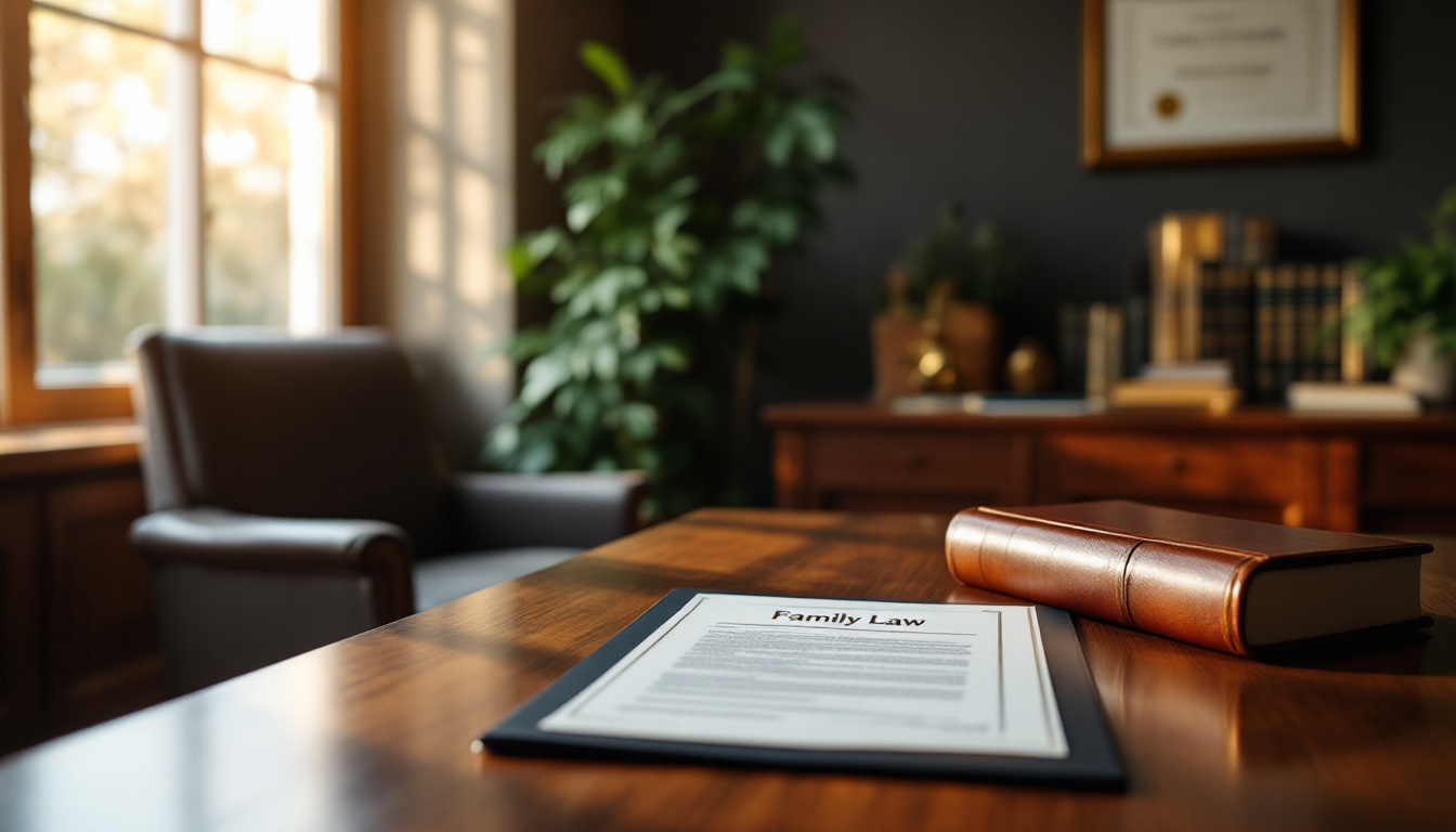 Les procédures avec un avocat droit de la famille autour de moi